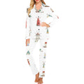windmill design pattern Women's Long Pajama Set