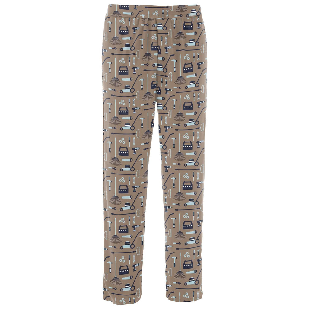 Men's Print Pajama Pants in Portabella Fall Tools