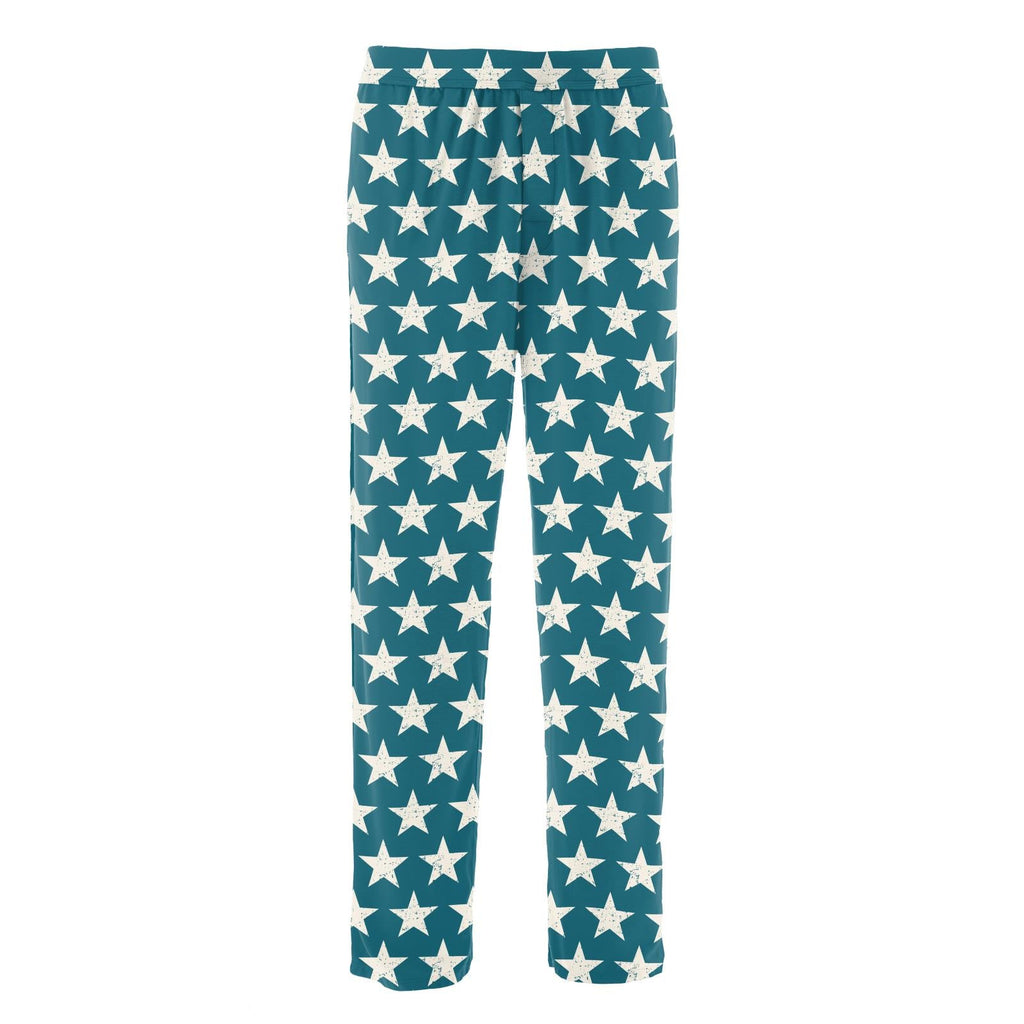 Men's Print Pajama Pants in Vintage Stars