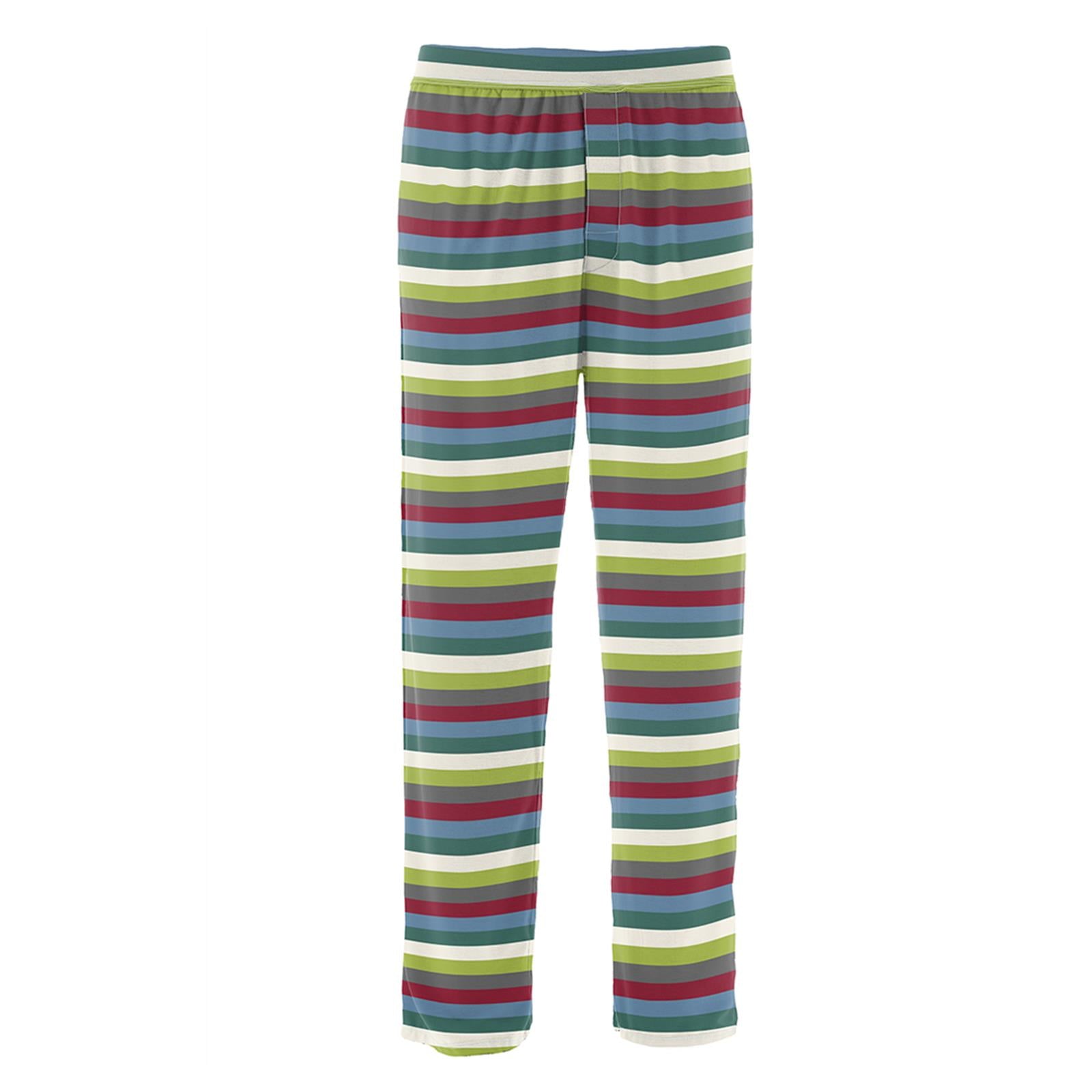 Men's Print Pajama Pants in 2020 Multi Stripe