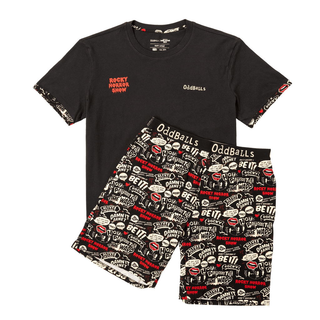 Mens Pyjamas - Rocky Horror - Shorts & T-Shirt